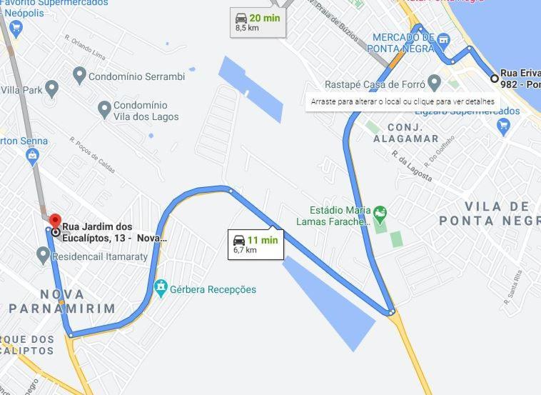 Casa 2/4 Confortavel Proximo A Ponta Negra Villa Natal Eksteriør billede